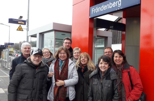 Treffen am Bahnhof in Fröndenberg